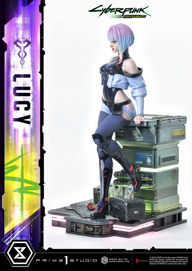 Real Elite Masterline Cyberpunk Edgerunners 1/4 Scale Statue: Lucy image 19