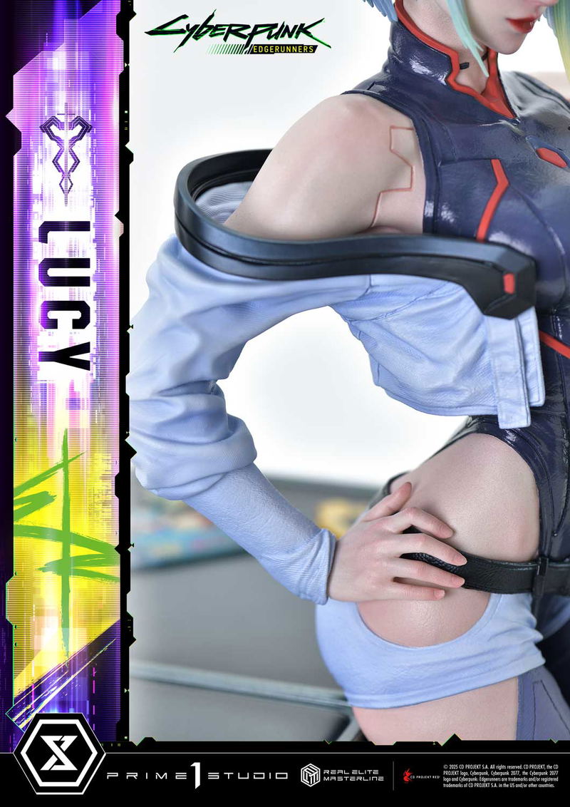 Real Elite Masterline Cyberpunk Edgerunners 1/4 Scale Statue: Lucy image 23