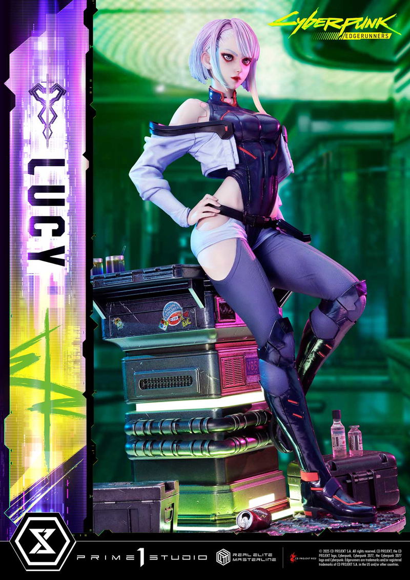 Real Elite Masterline Cyberpunk Edgerunners 1/4 Scale Statue: Lucy image 3
