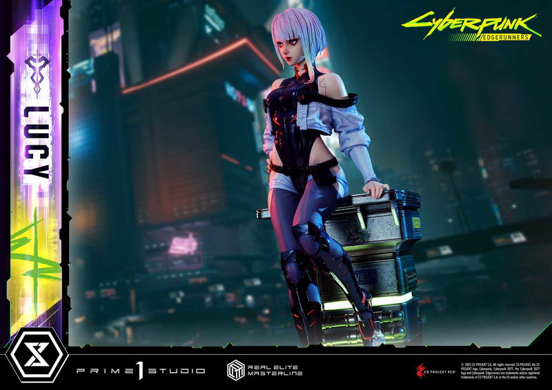 Real Elite Masterline Cyberpunk Edgerunners 1/4 Scale Statue: Lucy image 29