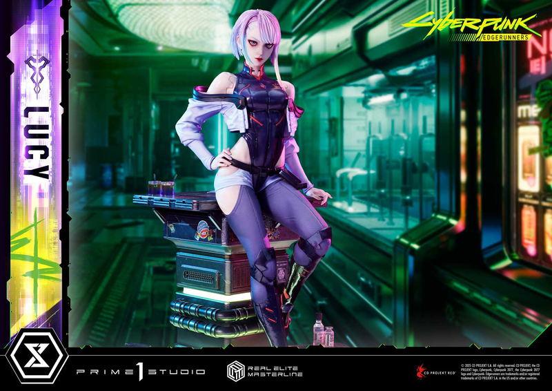 Real Elite Masterline Cyberpunk Edgerunners 1/4 Scale Statue: Lucy image 30