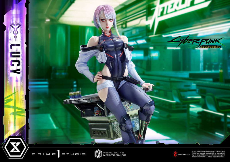 Real Elite Masterline Cyberpunk Edgerunners 1/4 Scale Statue: Lucy image 32