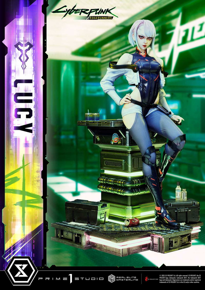 Real Elite Masterline Cyberpunk Edgerunners 1/4 Scale Statue: Lucy image 4