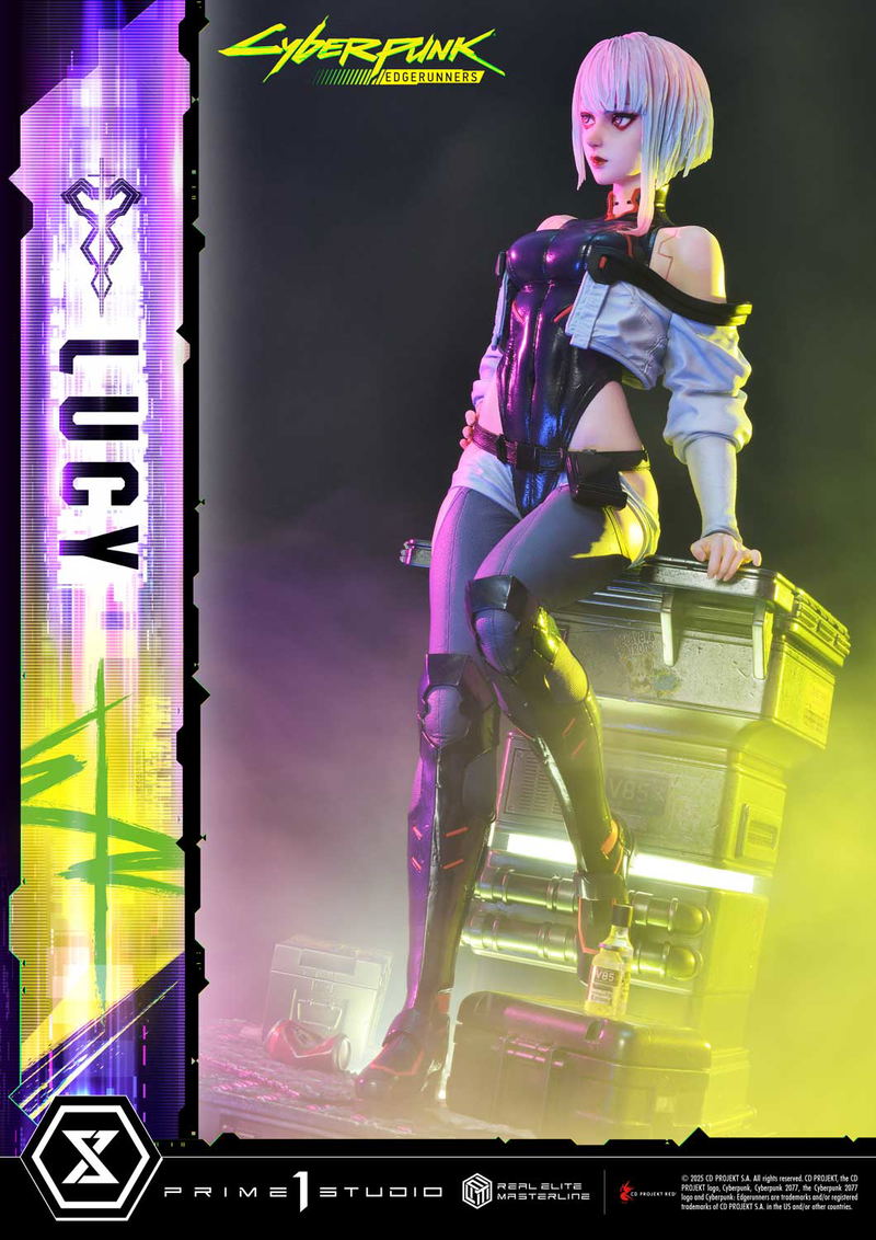 Real Elite Masterline Cyberpunk Edgerunners 1/4 Scale Statue: Lucy image 5