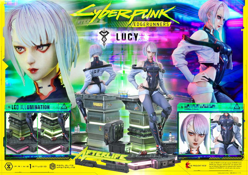 Real Elite Masterline Cyberpunk Edgerunners 1/4 Scale Statue: Lucy image 53