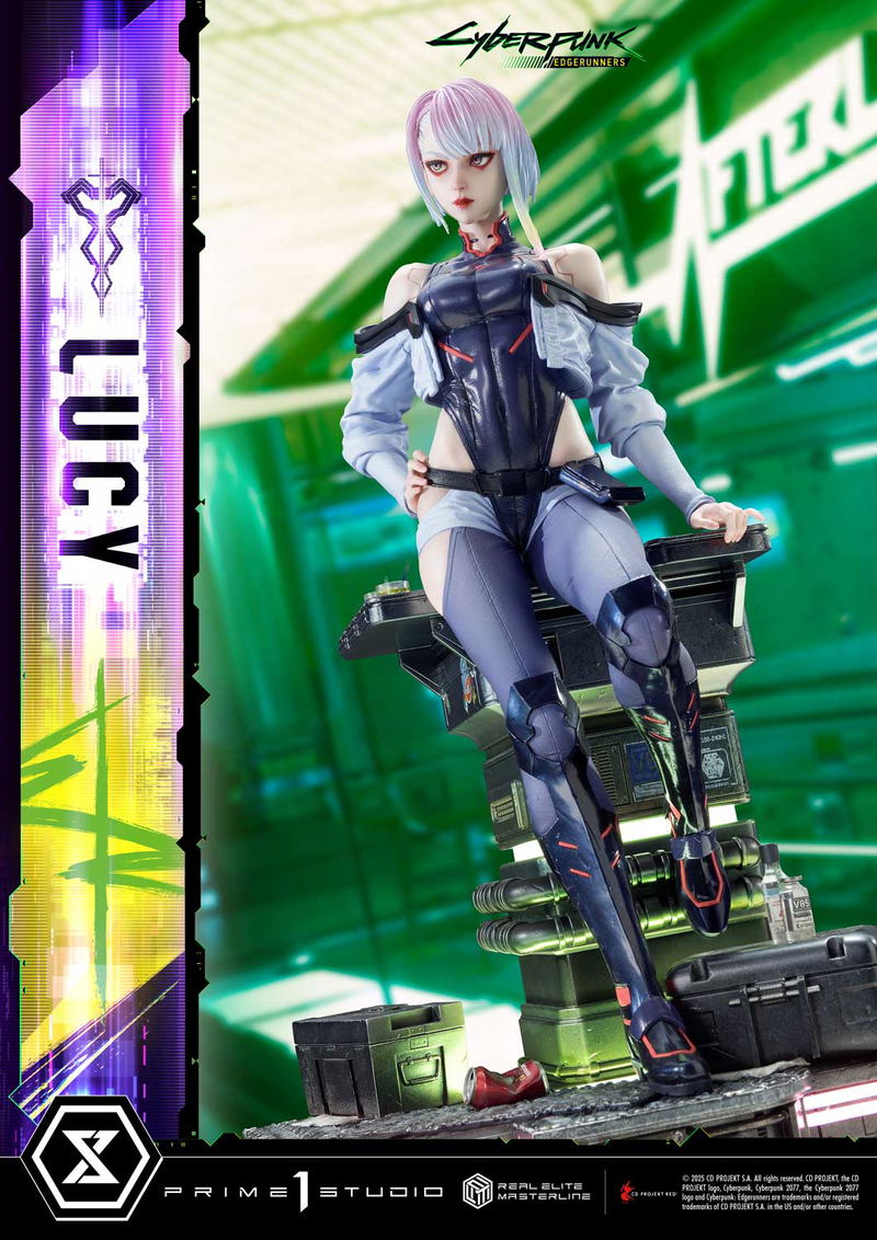 Real Elite Masterline Cyberpunk Edgerunners 1/4 Scale Statue: Lucy image 6