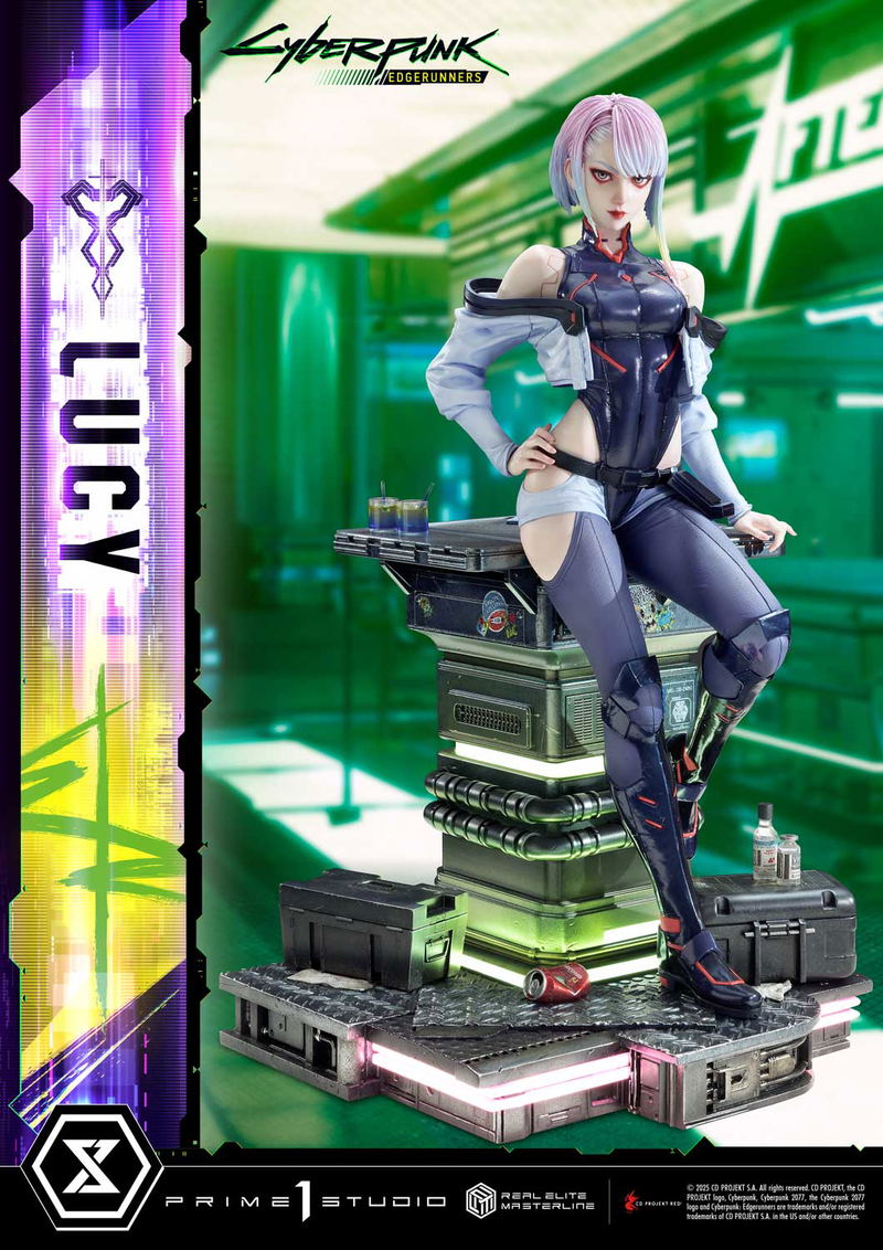 Real Elite Masterline Cyberpunk Edgerunners 1/4 Scale Statue: Lucy image 1