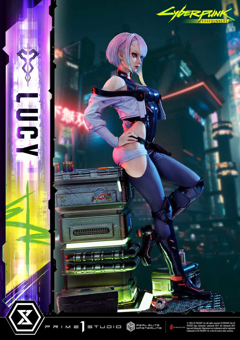 Real Elite Masterline Cyberpunk Edgerunners 1/4 Scale Statue: Lucy image 7
