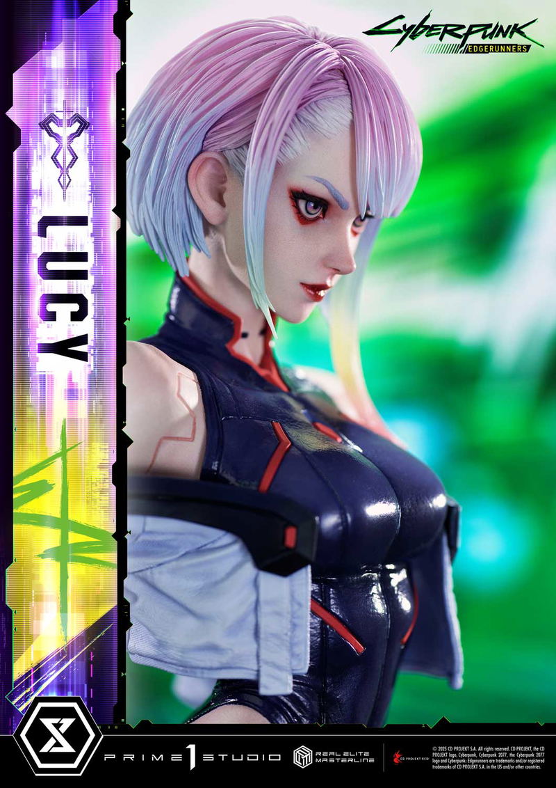 Real Elite Masterline Cyberpunk Edgerunners 1/4 Scale Statue: Lucy image 8