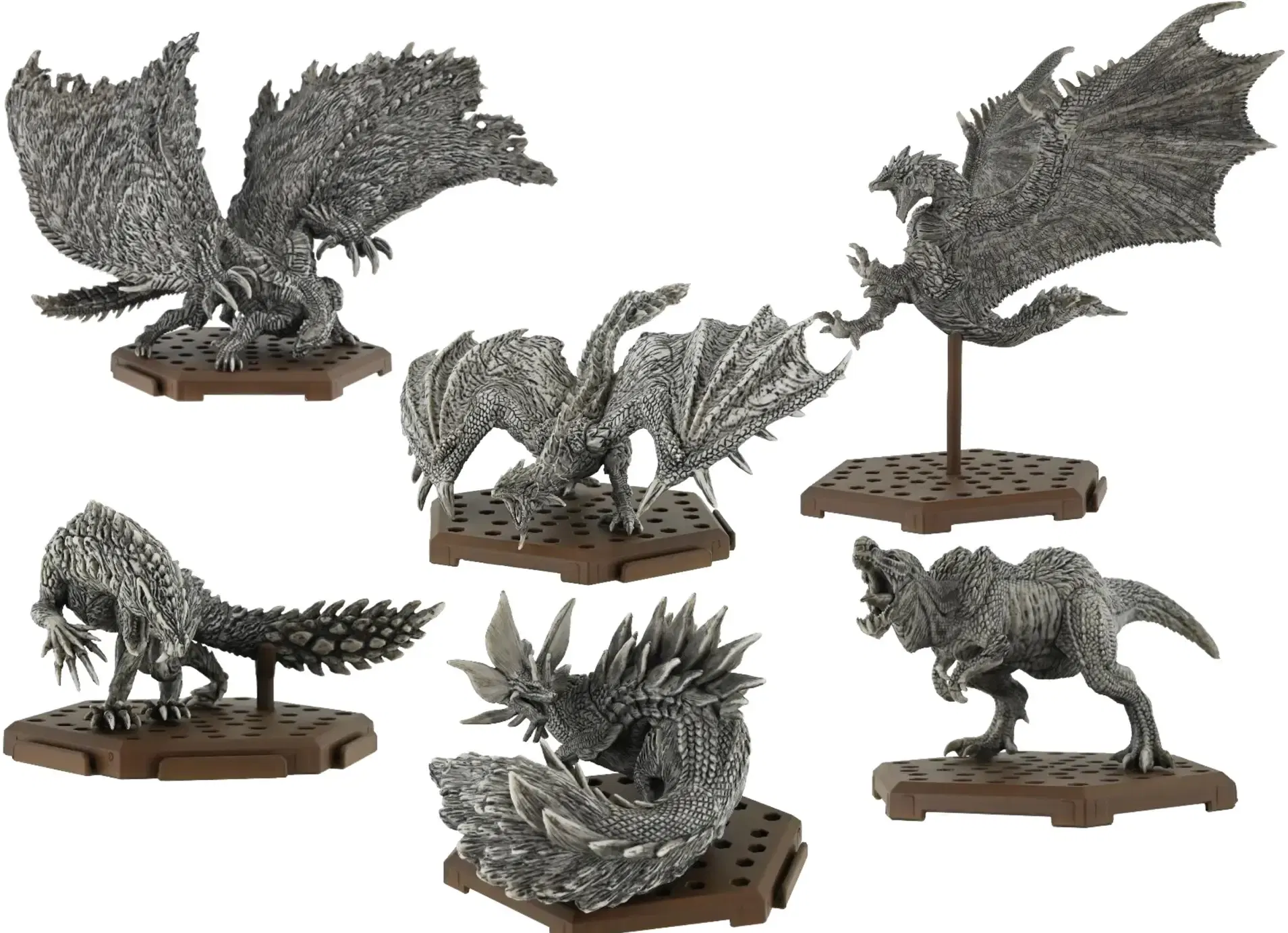 Capcom Figure Builder Monster Hunter: Standard Model Plus Stone Ver. Vol. 1 (Set of 6 Pieces) — Import Game Deal