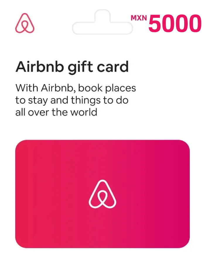 Airbnb ギフトカード 5000 MXN | メキシコアカウントギフトカード MXN 5000Airbnb ギフトカードAirbnb旅行と宿泊Airbnb MXNAirbnb メキシコBFS2025GiftCards <span class="ext ext_digital">digital</span> image 1
