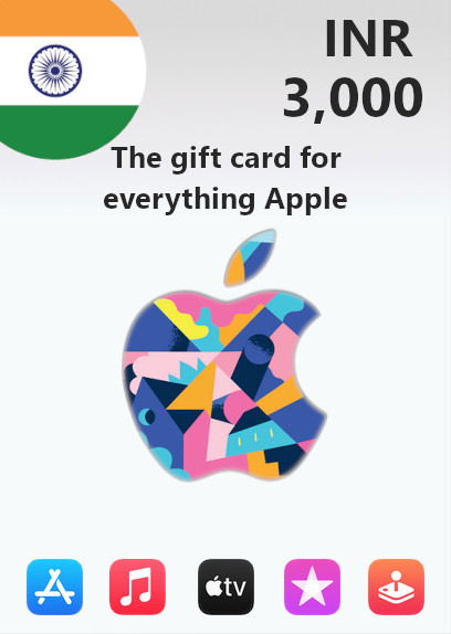 Apple Gift Card 3000 INR | India Account <span class="ext ext_digital">digital</span> image 1