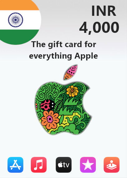 Apple Gift Card 4000 INR | India Account <span class="ext ext_digital">digital</span> image 1
