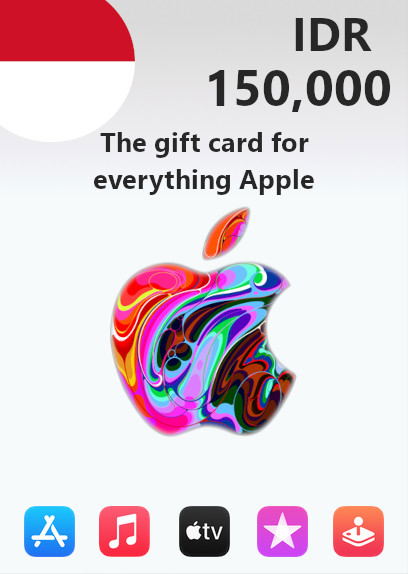 Apple Gift Card 150,000 IDR | Indonesia Account digital