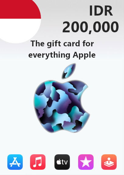 Apple Gift Card 200,000 IDR | Indonesia Account <span class="ext ext_digital">digital</span> image 1