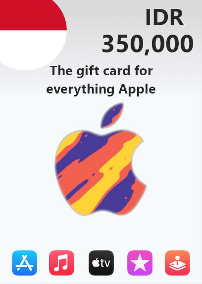 Apple Gift Card 350,000 IDR | Indonesia Account <span class="ext ext_digital">digital</span> image 1