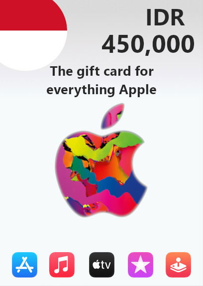 Apple Gift Card 450,000 IDR | Indonesia Account <span class="ext ext_digital">digital</span> image 1