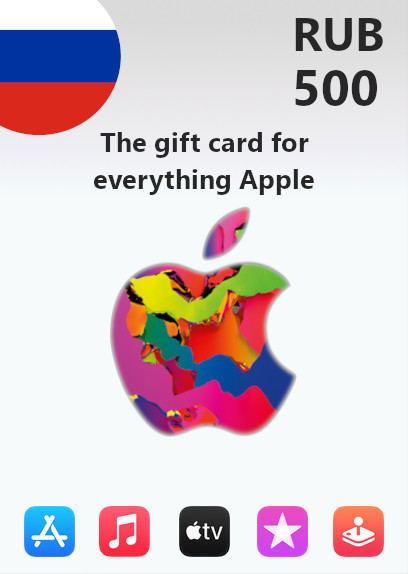 Apple Gift Card 500 RUB | Russia Account <span class="ext ext_digital">digital</span> image 1