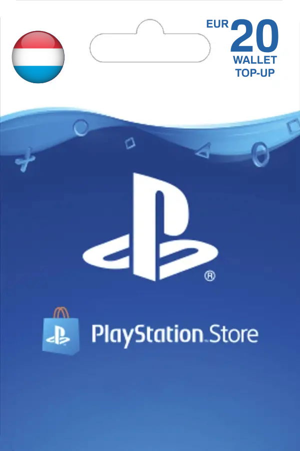 PSN Card 20 EUR | Playstation Network Luxembourg <span class="ext ext_digital">digital</span> image 1