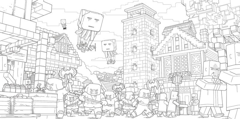 A Minecraft Movie Official Coloring Book image 5