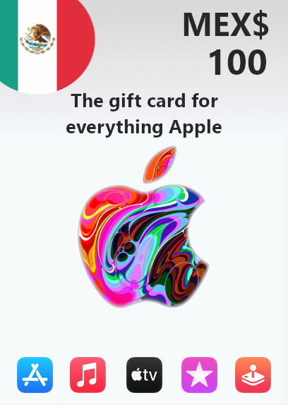 Apple Gift Card 100 MXN | Mexico Account <span class="ext ext_digital">digital</span> image 1