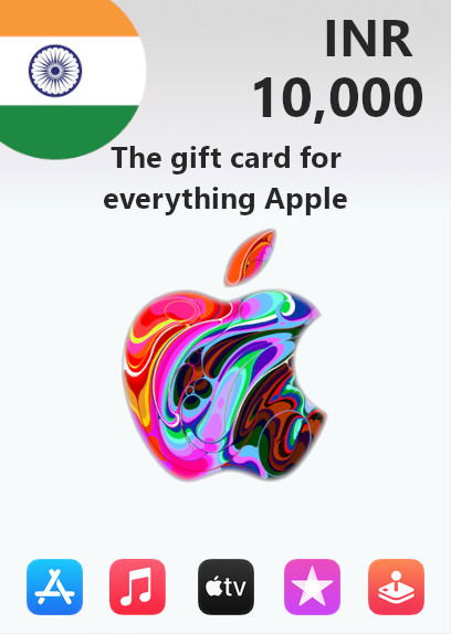 Apple Gift Card 10000 INR | India Account digital