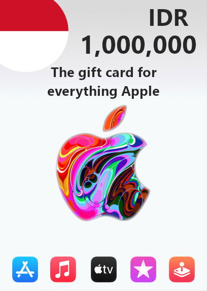 Apple Gift Card 1,000,000 IDR | Indonesia Account <span class="ext ext_digital">digital</span> image 1