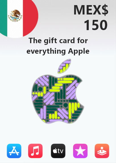 Apple Gift Card 150 MXN | Mexico Account <span class="ext ext_digital">digital</span> image 1