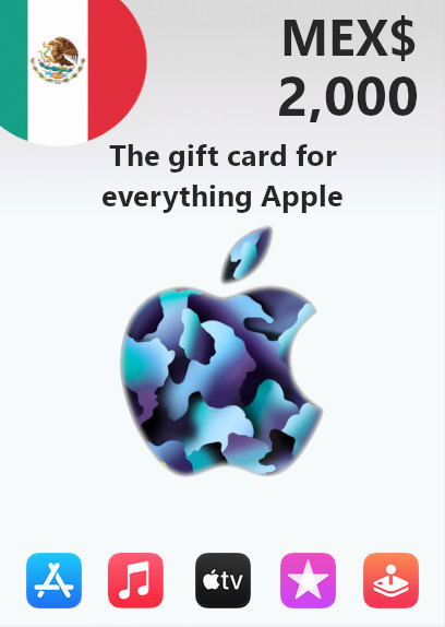 Apple Gift Card 2000 MXN | Mexico Account <span class="ext ext_digital">digital</span> image 1
