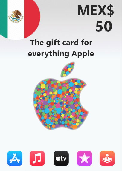 Apple Gift Card 50 MXN | Mexico Account <span class="ext ext_digital">digital</span> image 1
