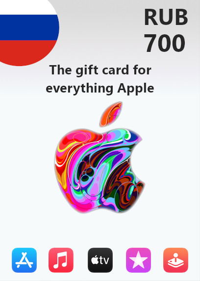 Apple Gift Card 700 RUB | Russia Account <span class="ext ext_digital">digital</span> image 1