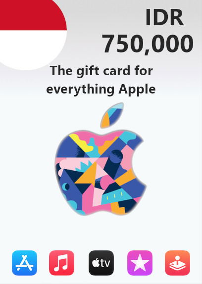Apple Gift Card 750,000 IDR | Indonesia Account <span class="ext ext_digital">digital</span> image 1