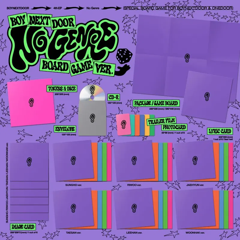 K-POP・アジア BOYNEXTDOOR 4thEP No Genre BoardGamever BOYNEXTDOOR - No Genre / 4st EP ALBUM (Board Game ver