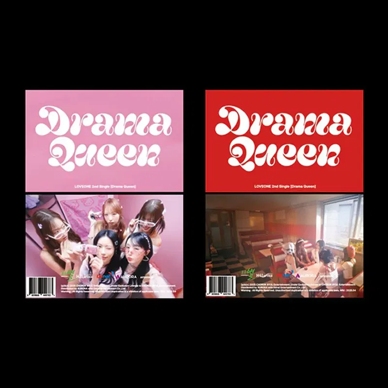 LOVEONE - Drama Queen / 2nd Single ALBUM (Pink/Red ver.) image 1