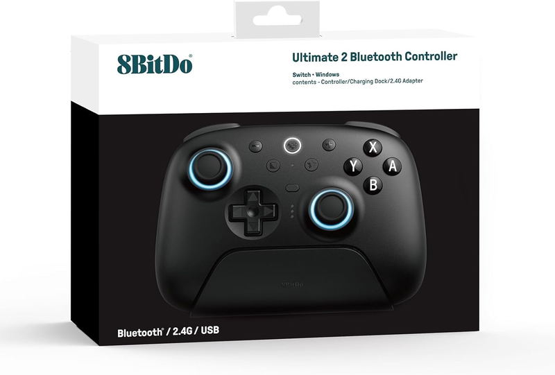 8BitDo Ultimate 2 Bluetooth Controller for Switch / PC (Black) image 5