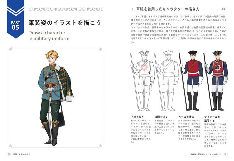 How To Draw Military Uniforms And Dress Uniforms For Fantasy Creations image 8