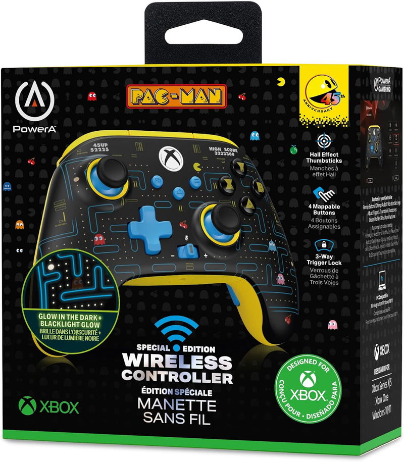 PowerA Wireless Controller for Xbox Series X|S / Xbox One / Windows (Pac-Man SE) image 7