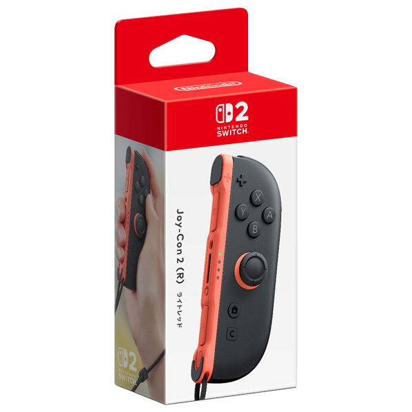 Nintendo Switch 2 Joy-Con Controller Right (Light Red) image 1