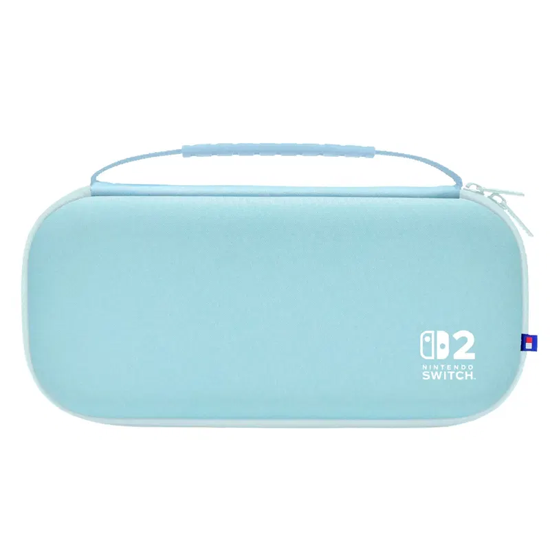 Hori Slim Hard Pouch Plus for Nintendo Switch 2 (Light Blue) image 1