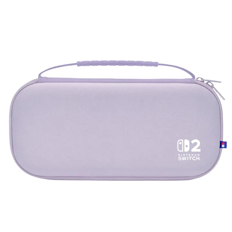 Hori Slim Hard Pouch Plus for Nintendo Switch 2 (Light Purple) image 1