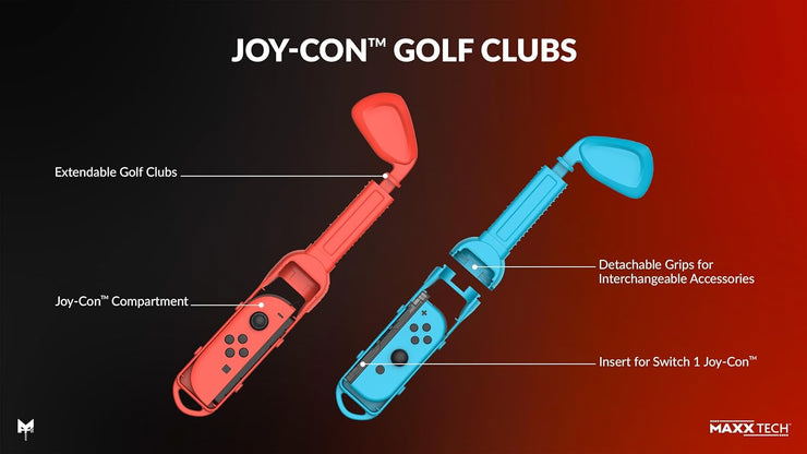 Maxx Tech Joy-Con Sports Kit for Nintendo Switch 2 & 1 image 2