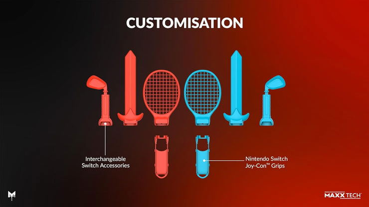 Maxx Tech Joy-Con Sports Kit for Nintendo Switch 2 & 1 image 8