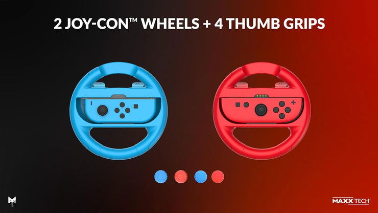 Maxx Tech Joy-con Wheels & Grips Kit for Nintendo Switch 2 & 1 image 5