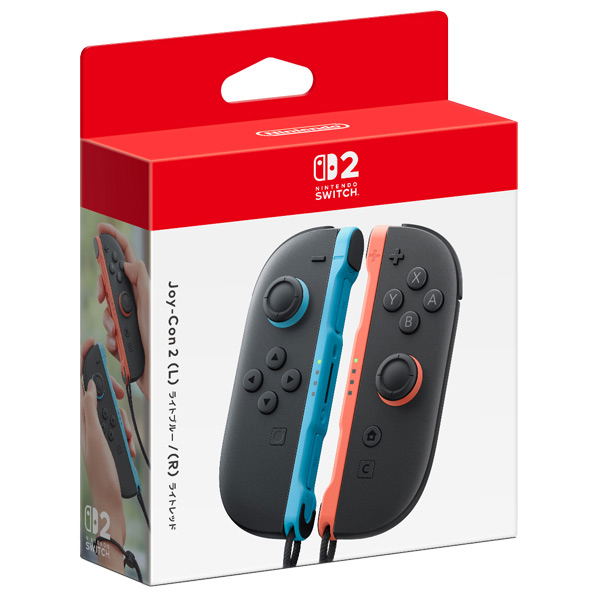 Nintendo Switch 2 Joy-Con Controllers (Light Blue/Light Red) image 1
