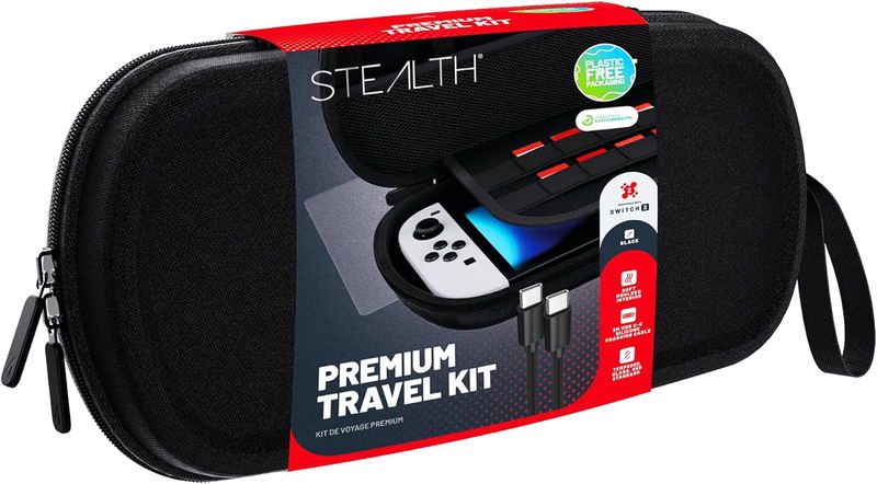 Stealth Premium Travel Kit for Nintendo Switch 2 (Black) image 1
