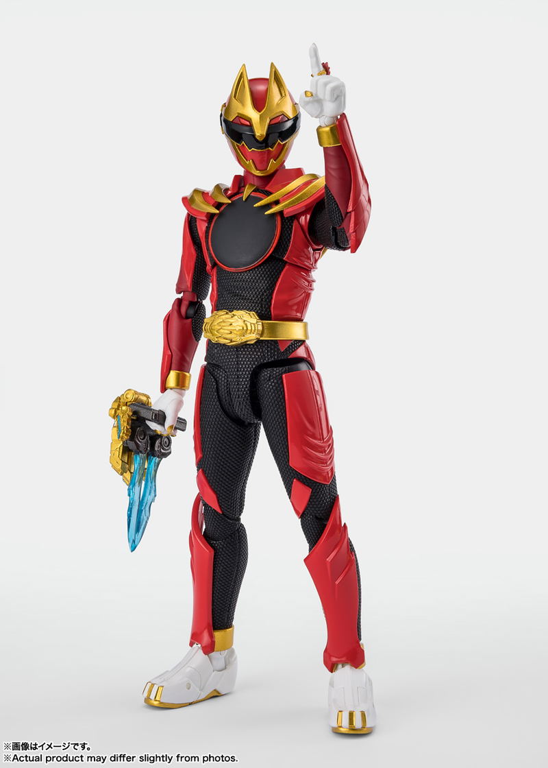 S.H.Figuarts No. 1 Sentai Gozyuger: Gozyu Wolf (First Limited Edition with Sentai Ring) image 2
