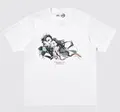 UT Demon Slayer: Kimetsu no Yaiba - Nezuko & Tanjiro T-Shirt (White | Size L) thumbnail 1