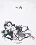 UT Demon Slayer: Kimetsu no Yaiba - Nezuko & Tanjiro T-Shirt (White | Size L) thumbnail 2