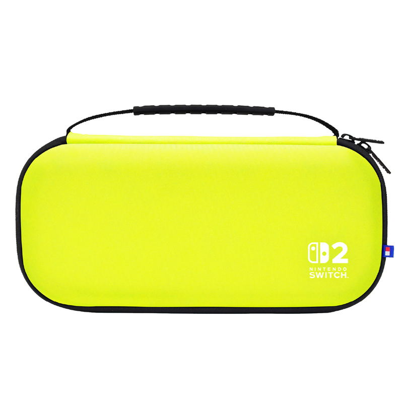Hori Slim Hard Pouch Plus for Nintendo Switch 2 (Lime Yellow) image 1