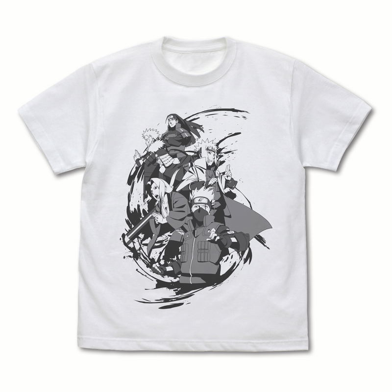 Naruto Shippuden - Former Hokage T-shirt (White | Size S) image 1